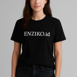 Kaos Enziko Warna Hitam