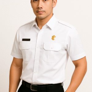 Kemeja Seragam Putih Pns Asn Warna Putih Lengan Pendek